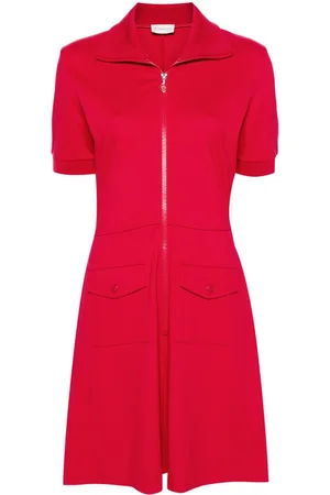Moncler Logo-appliqu?? mini dress