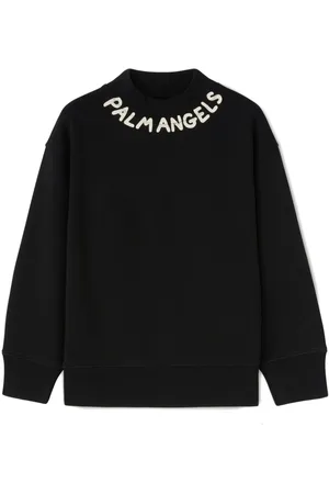 Palm Angels Logo-print cotton sweatshirt