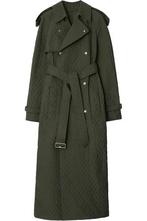 Burberry Double-breasted quilted trench coat