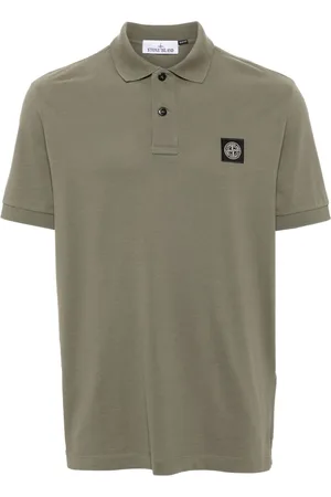 Stone Island Compass-motif polo shirt