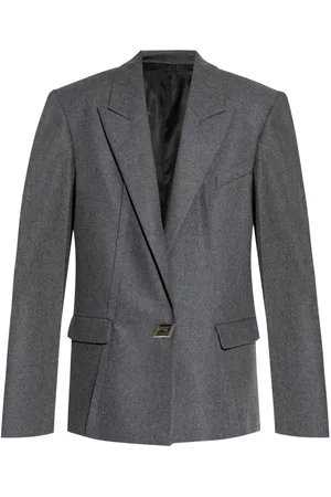 The Attico Single-button wool-blend blazer