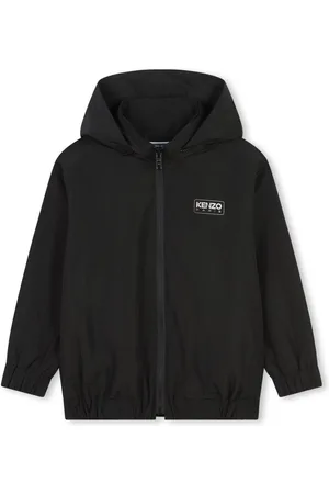 Kenzo Logo-print lightweight hooded jacket