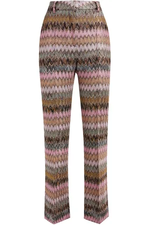 Missoni Metallic finish trousers