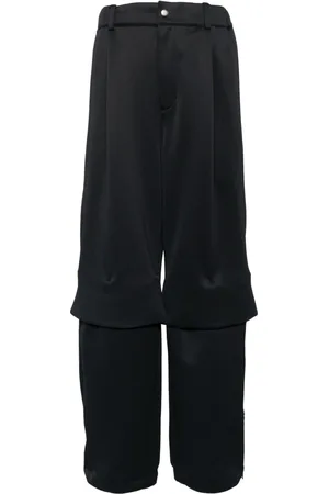 SONGZIO Layered-design wide-leg trousers