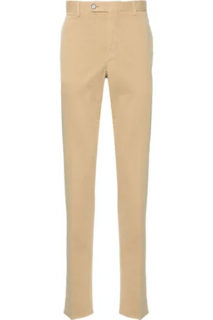 Incotex Tapered-leg cotton trousers