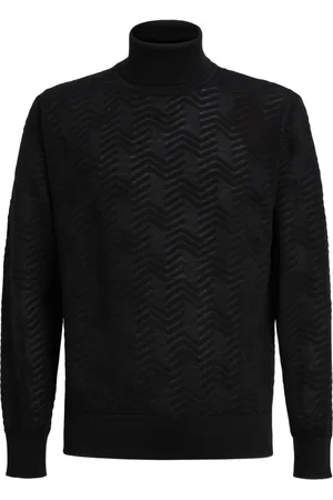 Missoni Chevron roll-neck jumper