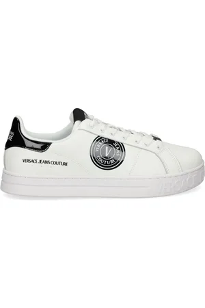 VERSACE Leather sneakers