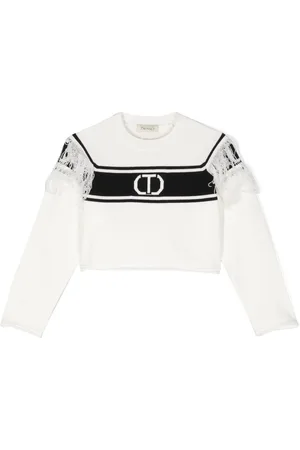 Twin-Set Logo-intarsia sweater