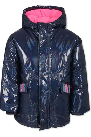 Billieblush Logo-embroidered padded jacket
