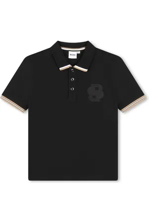 HUGO BOSS Logo-embroidered piqu??-weave polo shirt