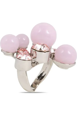 DRIES VAN NOTEN Ornamented brass ring