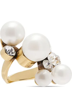 DRIES VAN NOTEN Ornamented brass ring