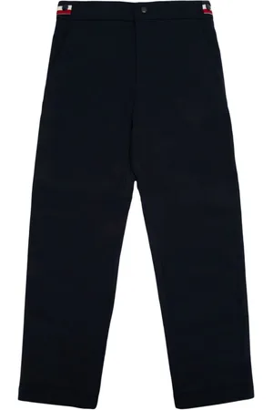 Moncler Logo-patch straight trousers