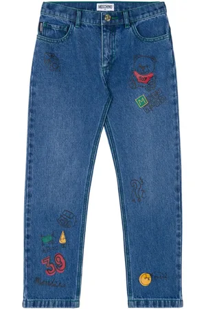 Moschino Teddy Bear-print jeans
