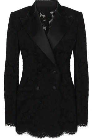 Dolce & Gabbana Floral lace blazer jacket
