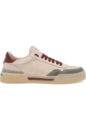 Dolce & Gabbana New Roma panelled suede sneakers