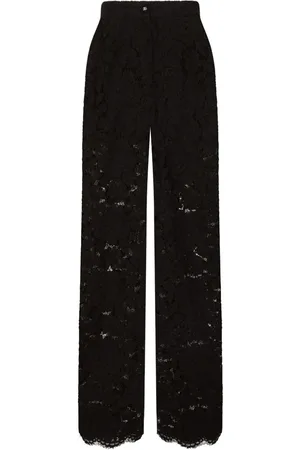 Dolce & Gabbana Floral lace trousers