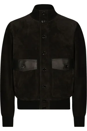 Dolce & Gabbana Leather bomber jacket