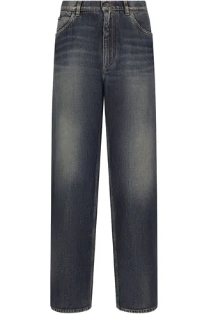 Dolce & Gabbana Stonewashed straight-leg jeans