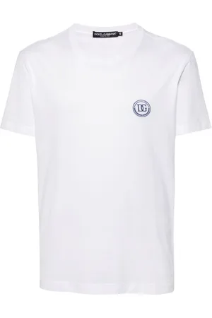 Dolce & Gabbana Logo-embroidered cotton T-shirt
