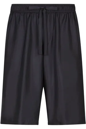 Dolce & Gabbana Embroidered silk track shorts