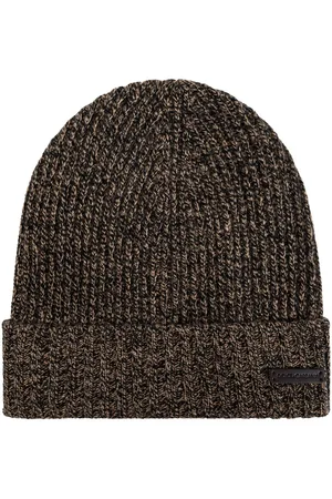 Dolce & Gabbana Logo-patch ribbed-knit beanie