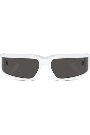 Dolce & Gabbana Logo-plaque wraparound sunglasses