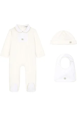 Dolce & Gabbana Interlock DG-logo babygrow set