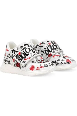 Dolce & Gabbana Printed leather sneakers