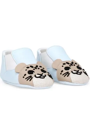 Dolce & Gabbana Animal-print leather sneakers