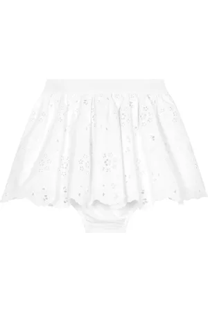Dolce & Gabbana Broderie-anglaise cotton skirt
