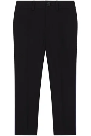 Dolce & Gabbana Side-band wool trousers