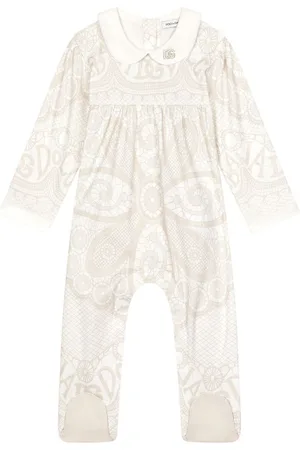 Dolce & Gabbana Interlock DG-logo babygrow set