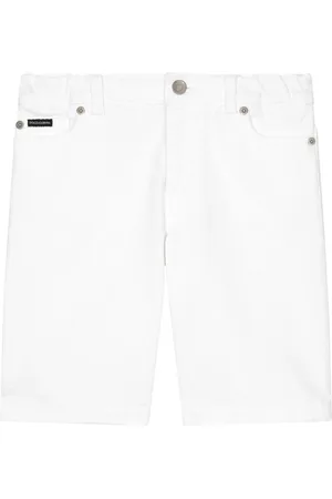 Dolce & Gabbana Logo-plaque denim shorts