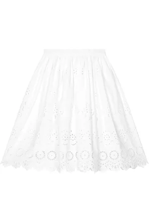 Dolce & Gabbana Broderie-anglaise cotton skirt