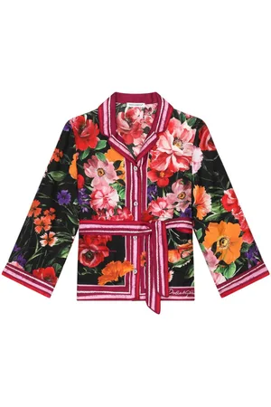Dolce & Gabbana Floral print twill shirt