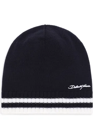 Dolce & Gabbana Logo-embroidered beanie hat