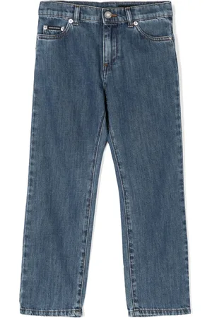 Dolce & Gabbana Logo-plaque straight jeans