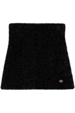 Dolce & Gabbana Appliqu??-logo skirt