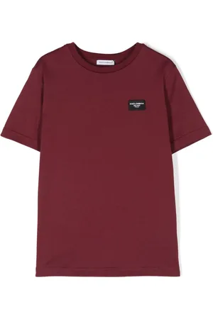Dolce & Gabbana Logo-patch cotton T-shirt