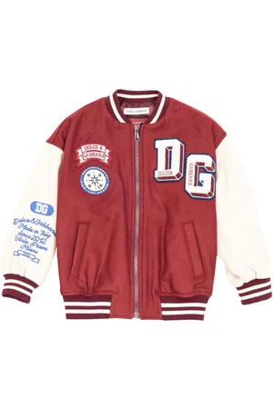 Dolce & Gabbana Logo-patch zip-fastened bomber jacket
