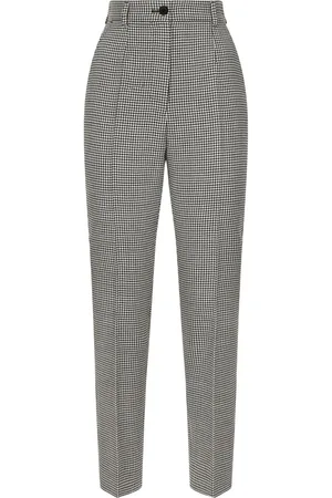 Dolce & Gabbana Houndstooth wool trousers