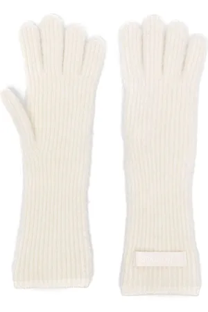 Jacquemus Logo-patch gloves