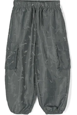 Calvin Klein Embroidered-logo trousers