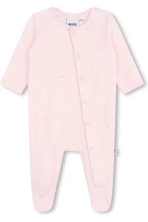 HUGO BOSS All-over logo print pyjamas and headband set
