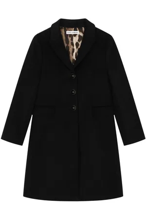 Dolce & Gabbana DG-buttons single-breasted wool coat