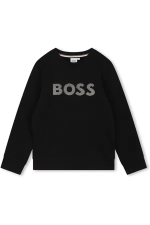 HUGO BOSS Logo-print cotton sweatshirt