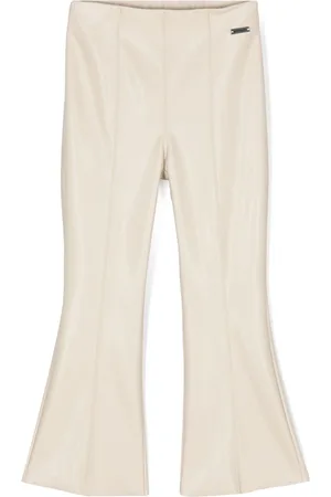 MONNALISA Elasticated-waist flared trousers