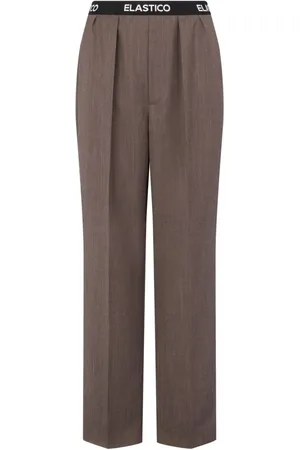 Moschino Virgin-wool twill trousers