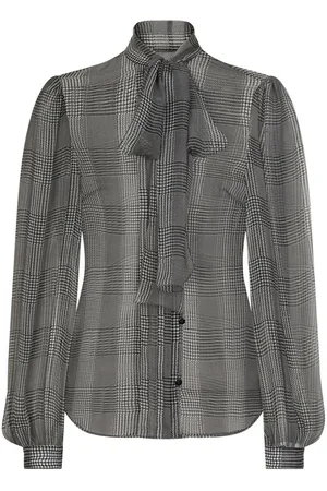 Dolce & Gabbana Prince of Wales check blouse